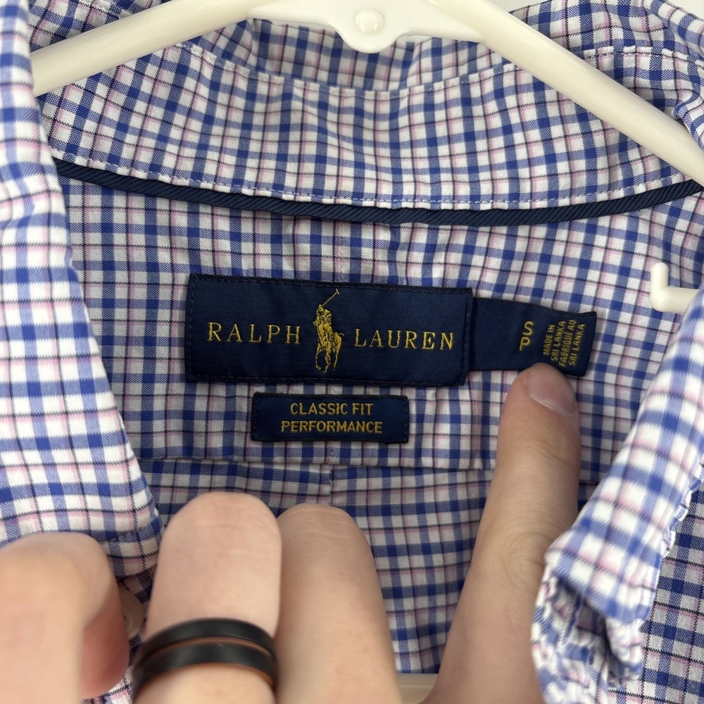 Men's Ralph Lauren Classic Fit Performance Button Down Small Long Sleeve - Picture 5 of 7